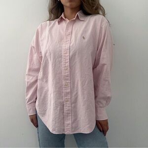 Classic Ralph Lauren Oxford striped shirt cottagecore - minimalistic